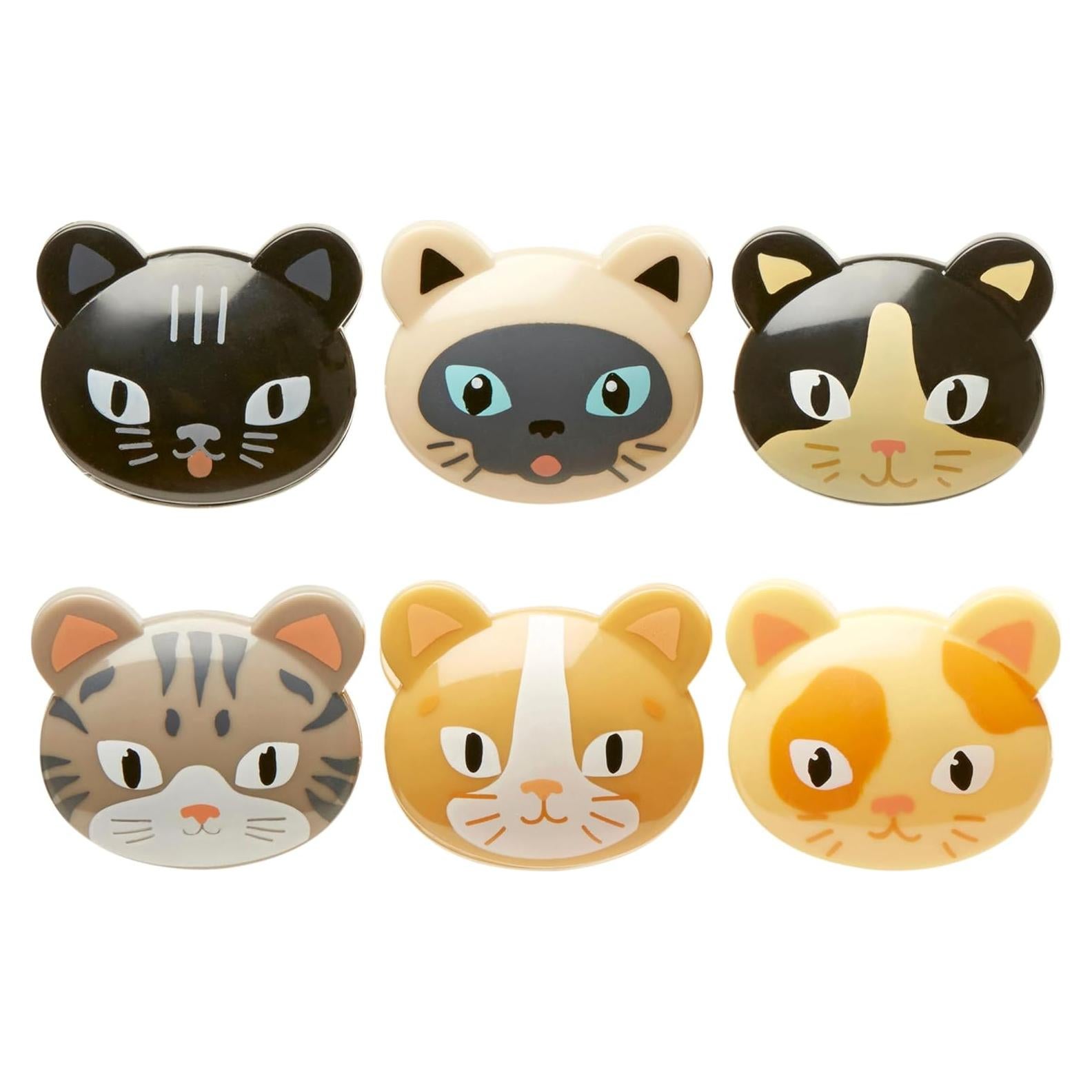 Clips para Bolsas de Gato Kikkerland Set de 6