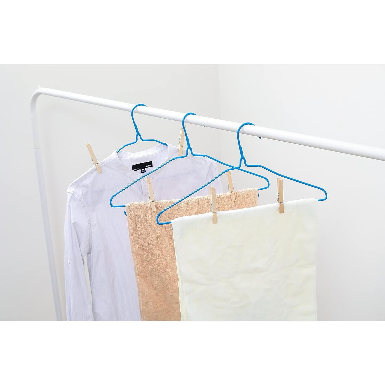 Pinzas de Ropa de Madera Suptilics 100 Pcs 8,89 cm