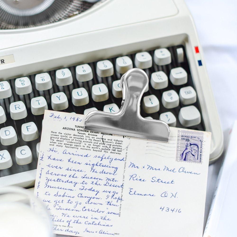 Paquete de 10 Clips de Bolsa Acero Inoxidable Danzix 3 y 4"