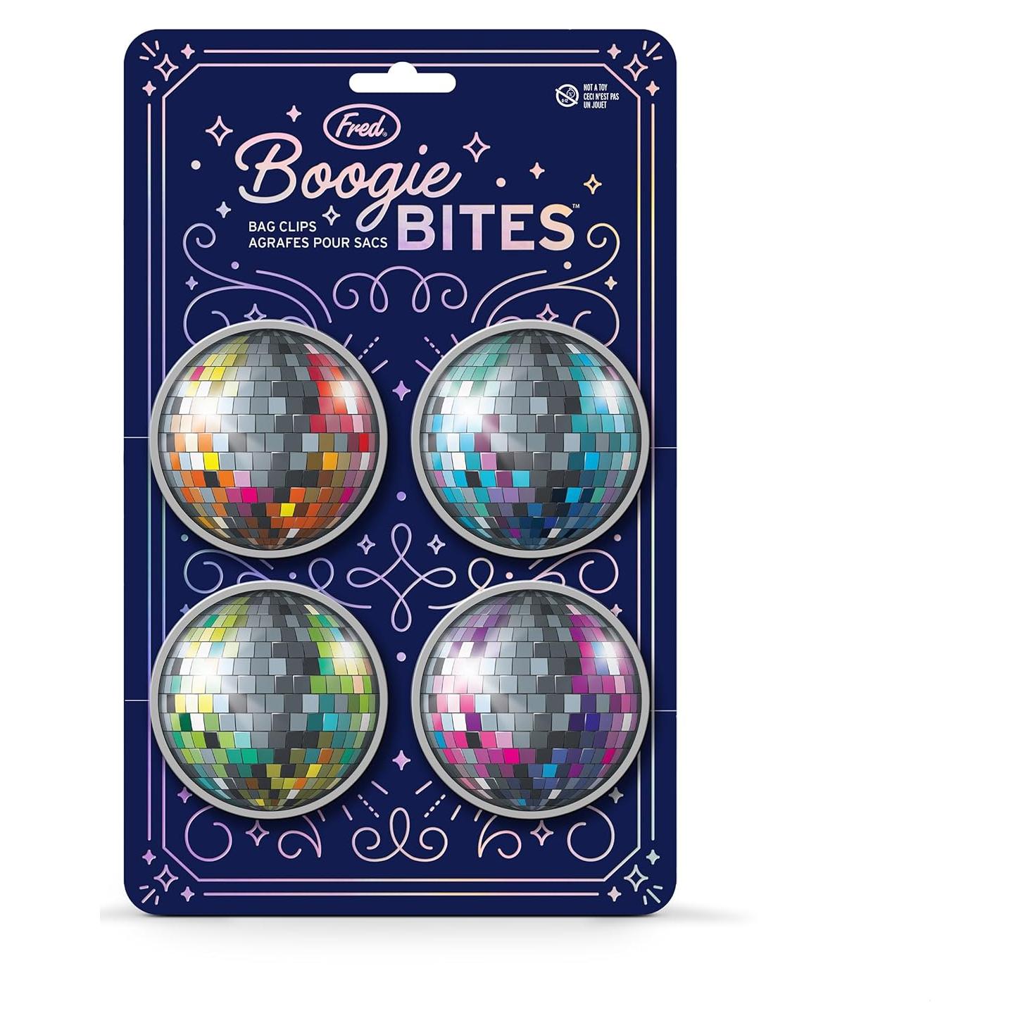 Clips para Bolsas Boogie Bites Fred Set de 4 6,1 cm