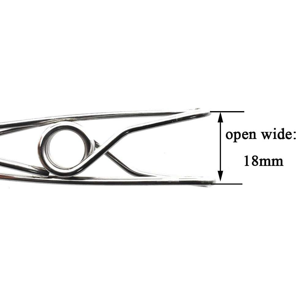 Pinzas de Ropa HAHIYO Acero Inoxidable 14 Piezas 8,64 cm