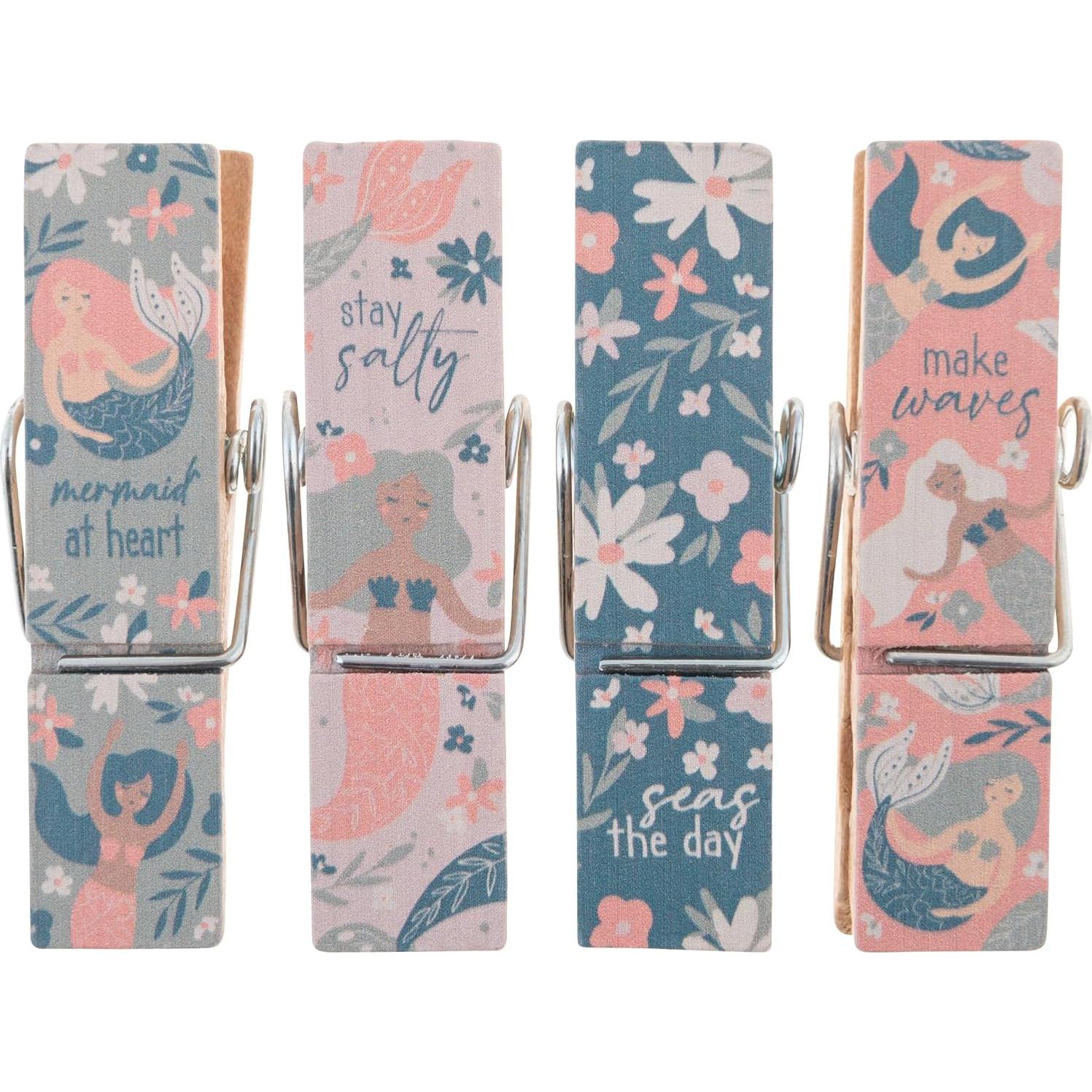 Juego de Clips para Papas Karma Gifts - 4 Piezas Coloridas