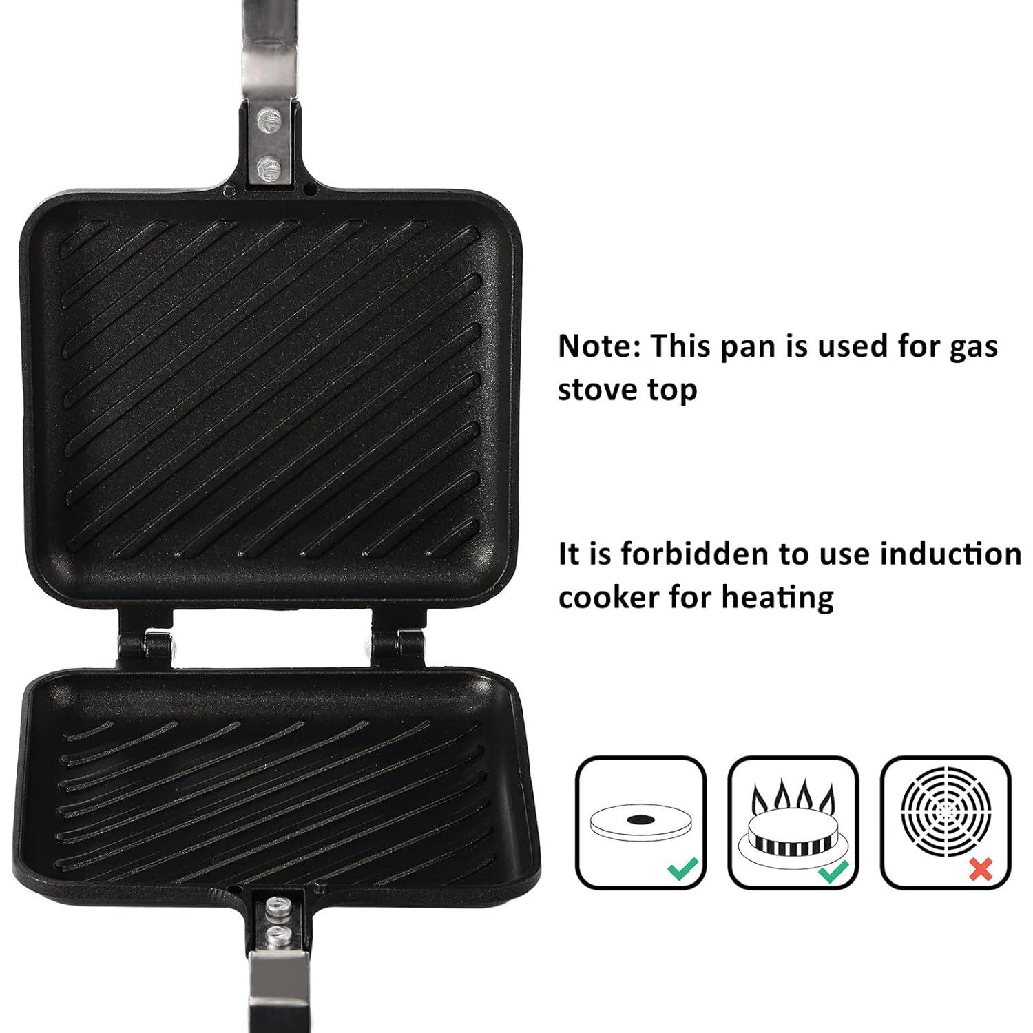 Hacedor de Sándwiches ZOOFOX Antiadherente 5.9L para Estufa