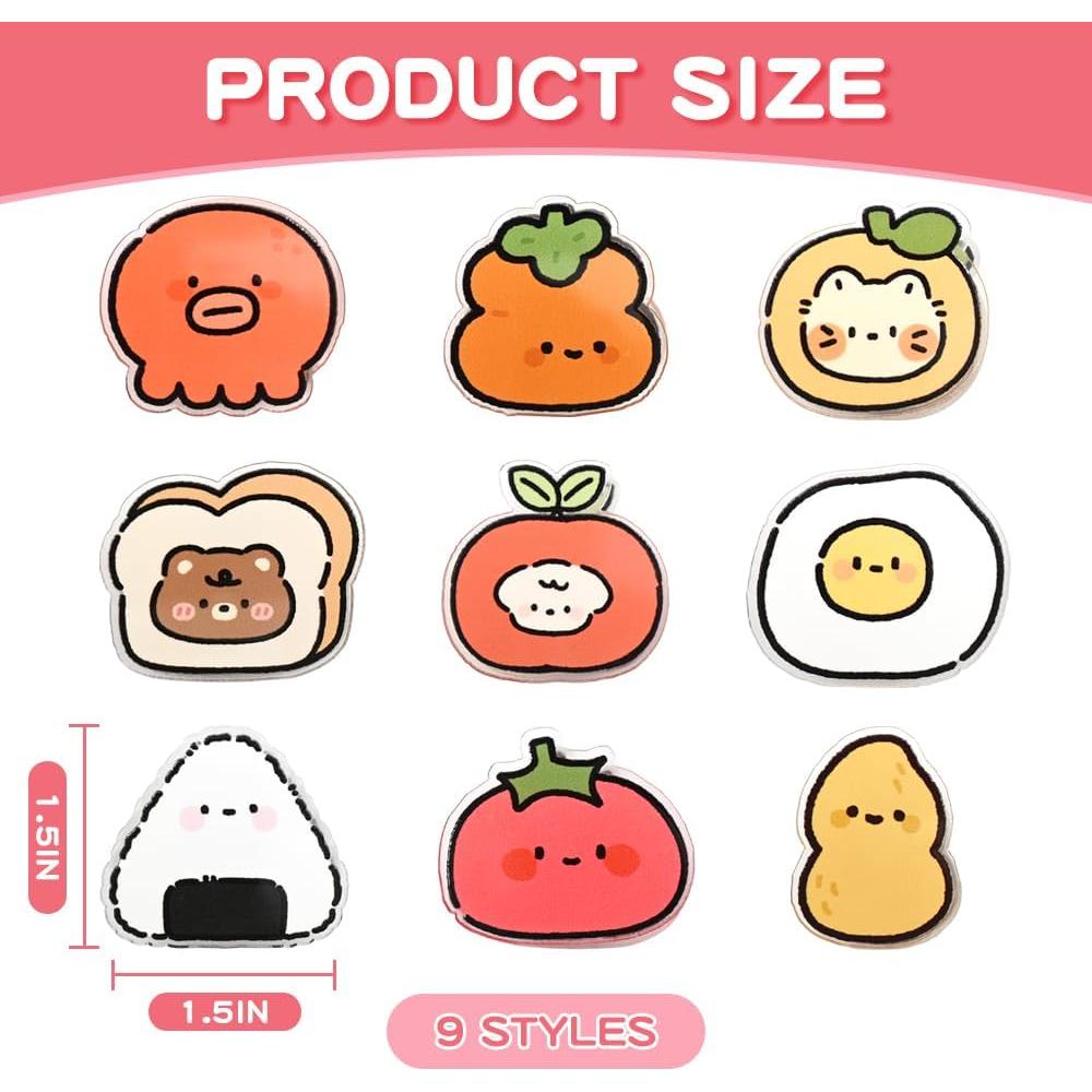 Set 9 Clips Selladores de Alimentos BieFuDan Acrílico