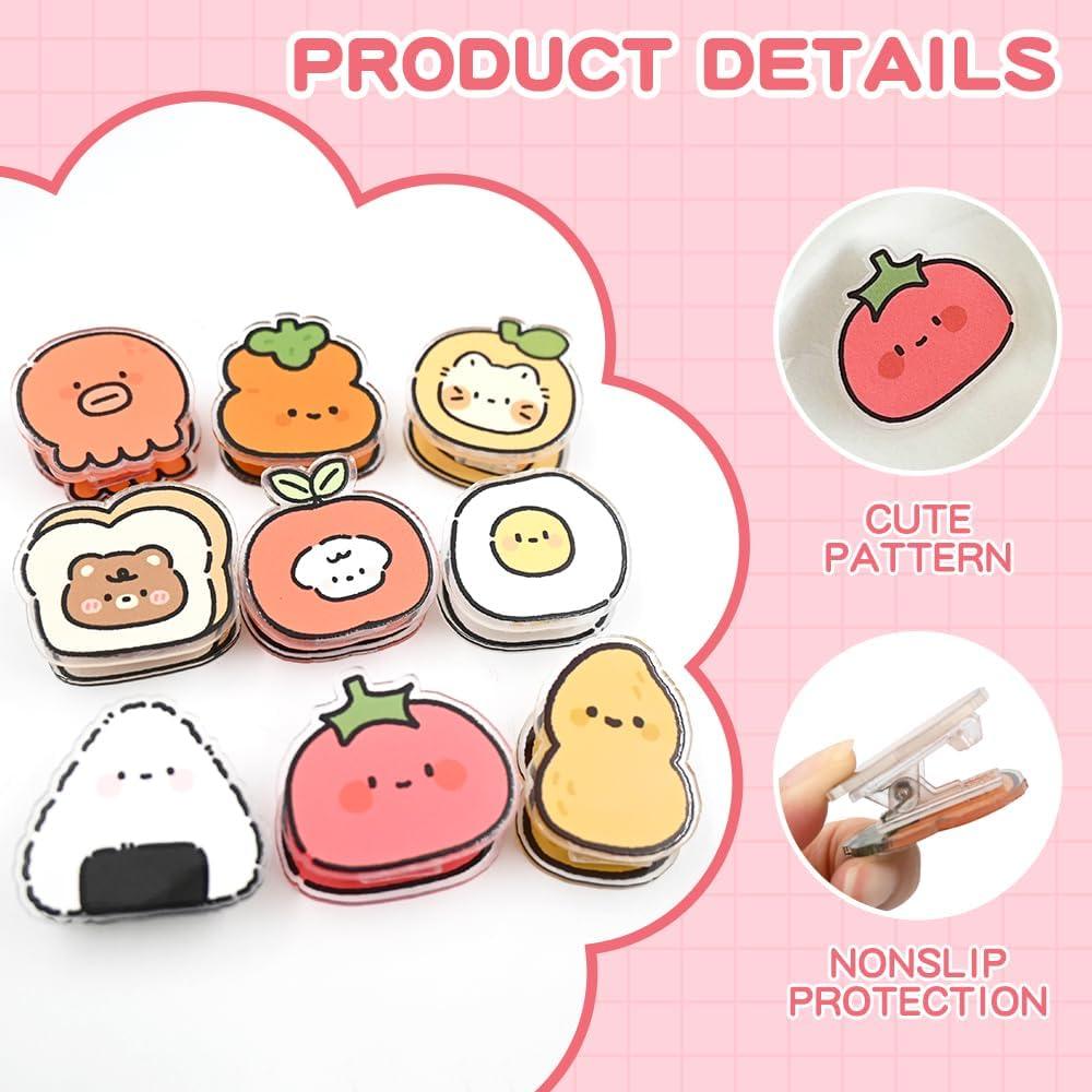 Set 9 Clips Selladores de Alimentos BieFuDan Acrílico