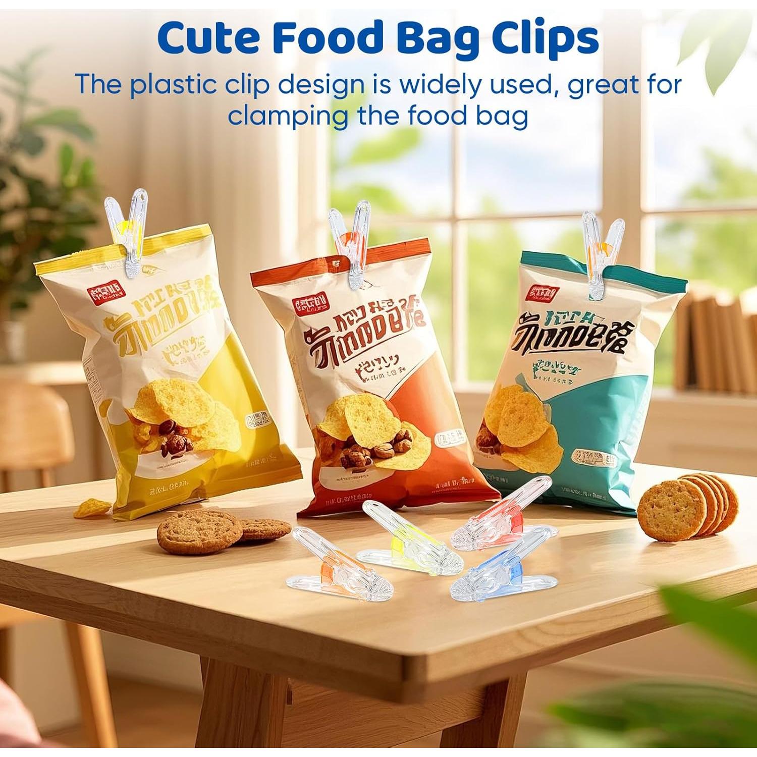 Pinzas de Plástico Gicare 24 Clips Multiusos 5,58 cm