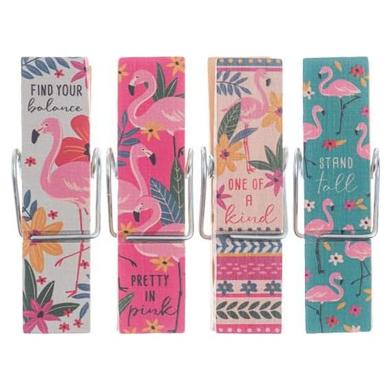 Clips para Bolsas Karma - Set de 4 - Diseño Flamenco