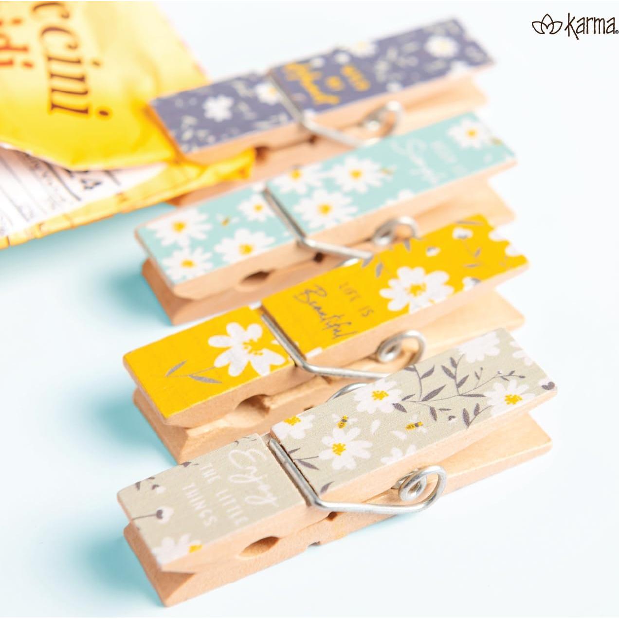 Clips para Bolsas Karma - Set de 4 - Diseño Flamenco