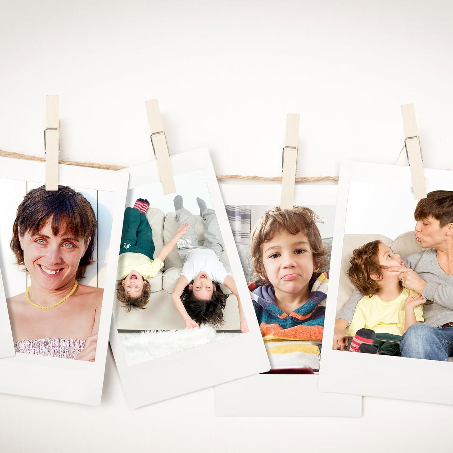 Pinzas de Madera KTOJOY para Ropa 50 Unidades 7,37 cm