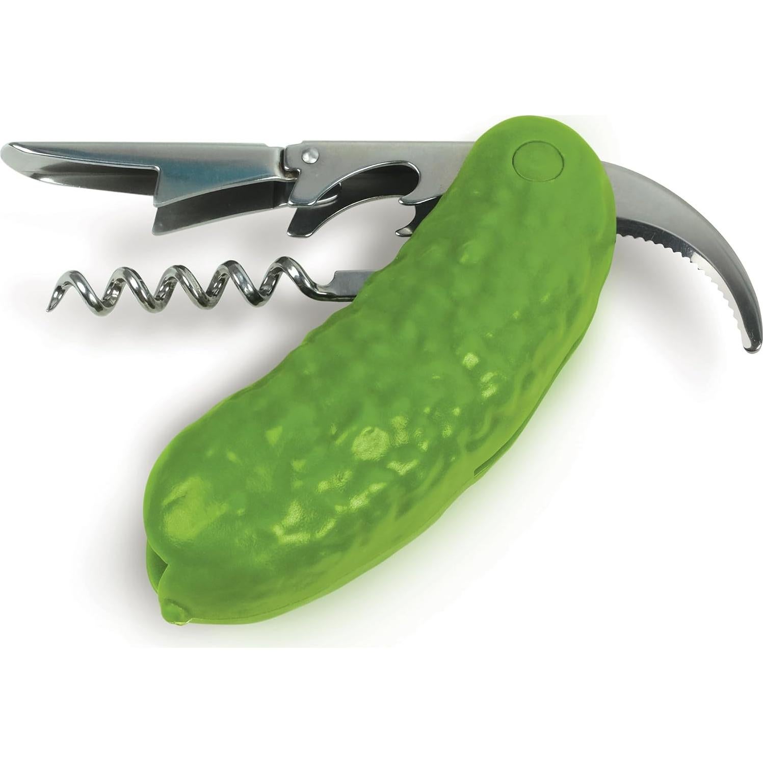 Sacacorchos Multifuncional Genuine Fred Encurtido Verde