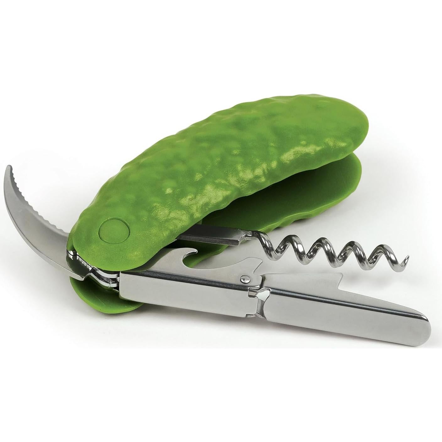 Sacacorchos Multifuncional Genuine Fred Encurtido Verde