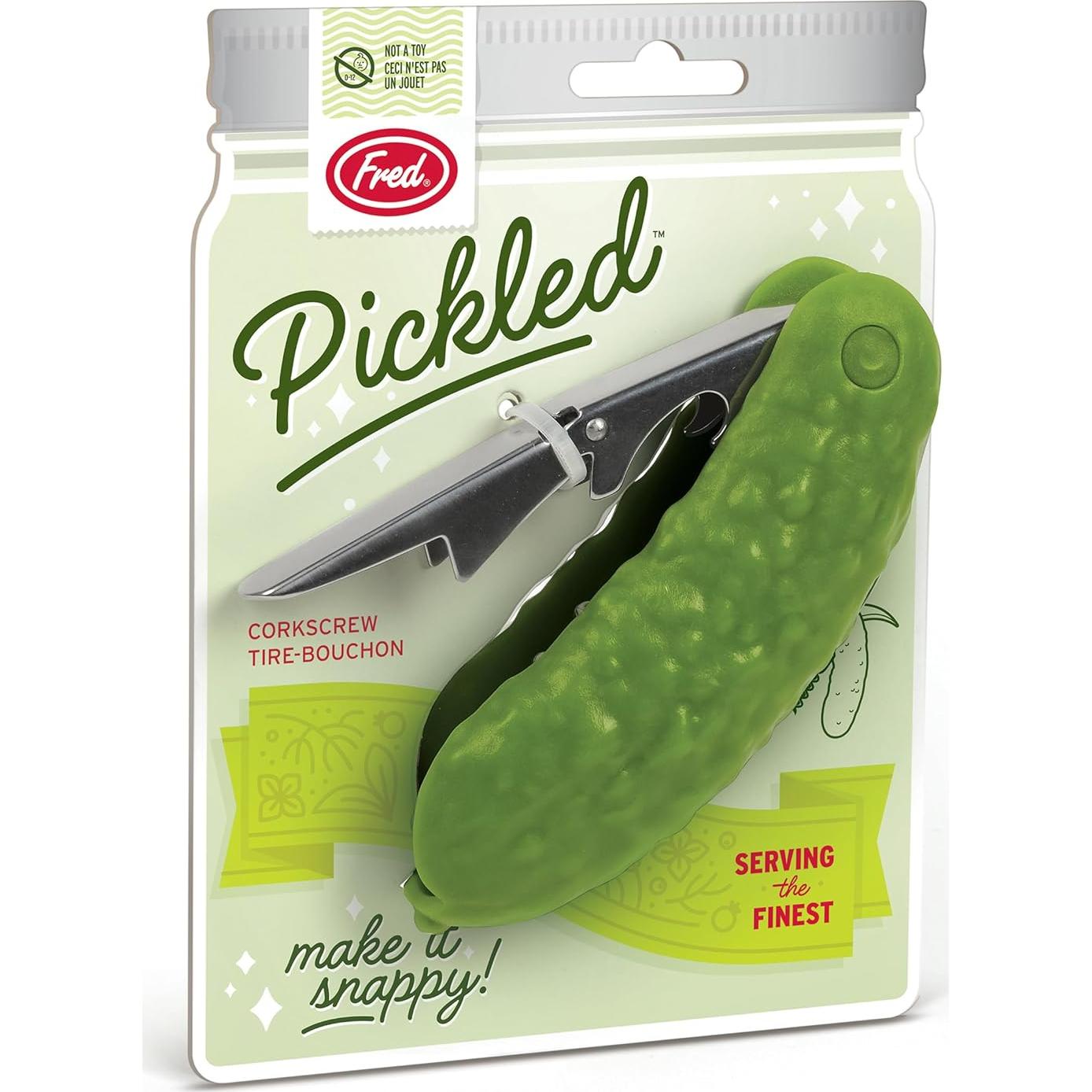 Sacacorchos Multifuncional Genuine Fred Encurtido Verde