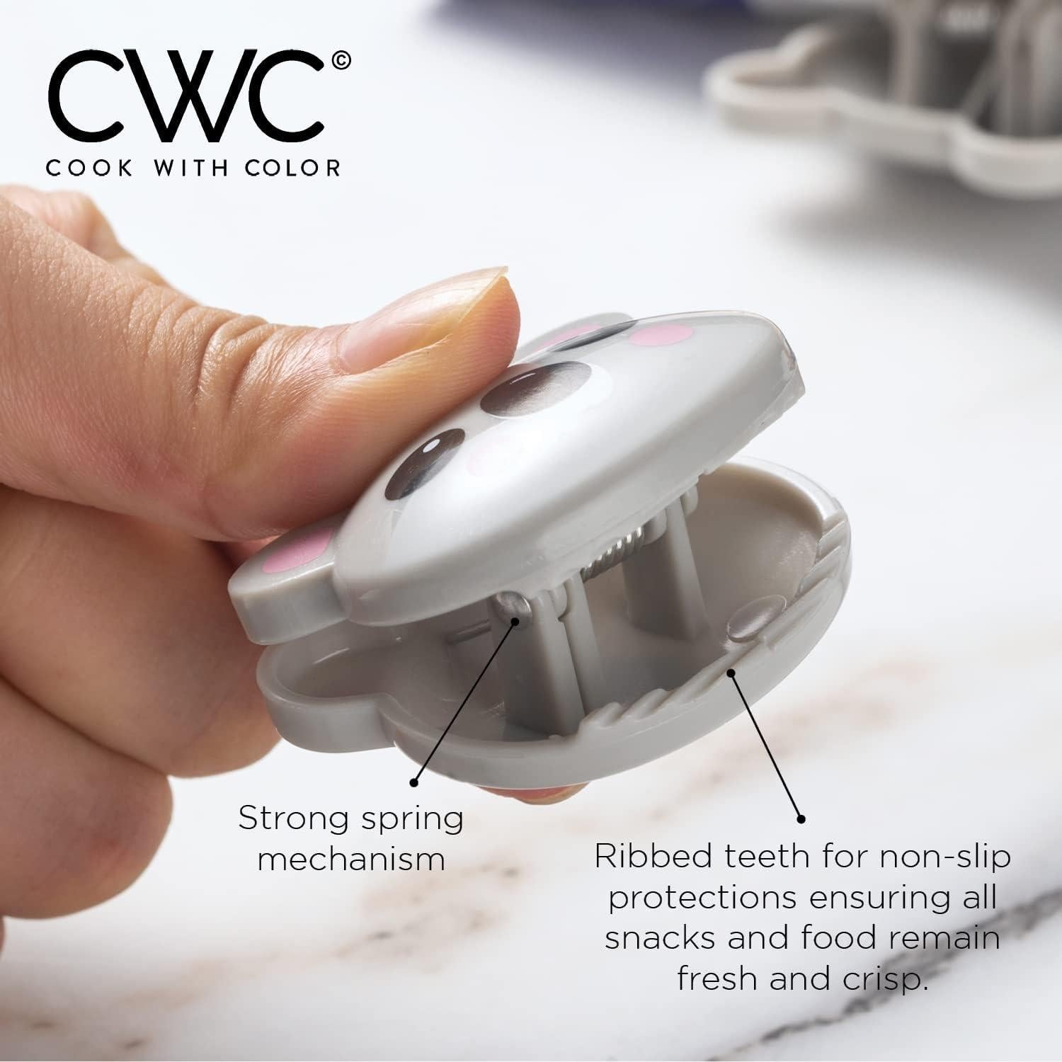 Pinzas para Bolsas de Alimentos Cook with Color - Set de 10 Koala