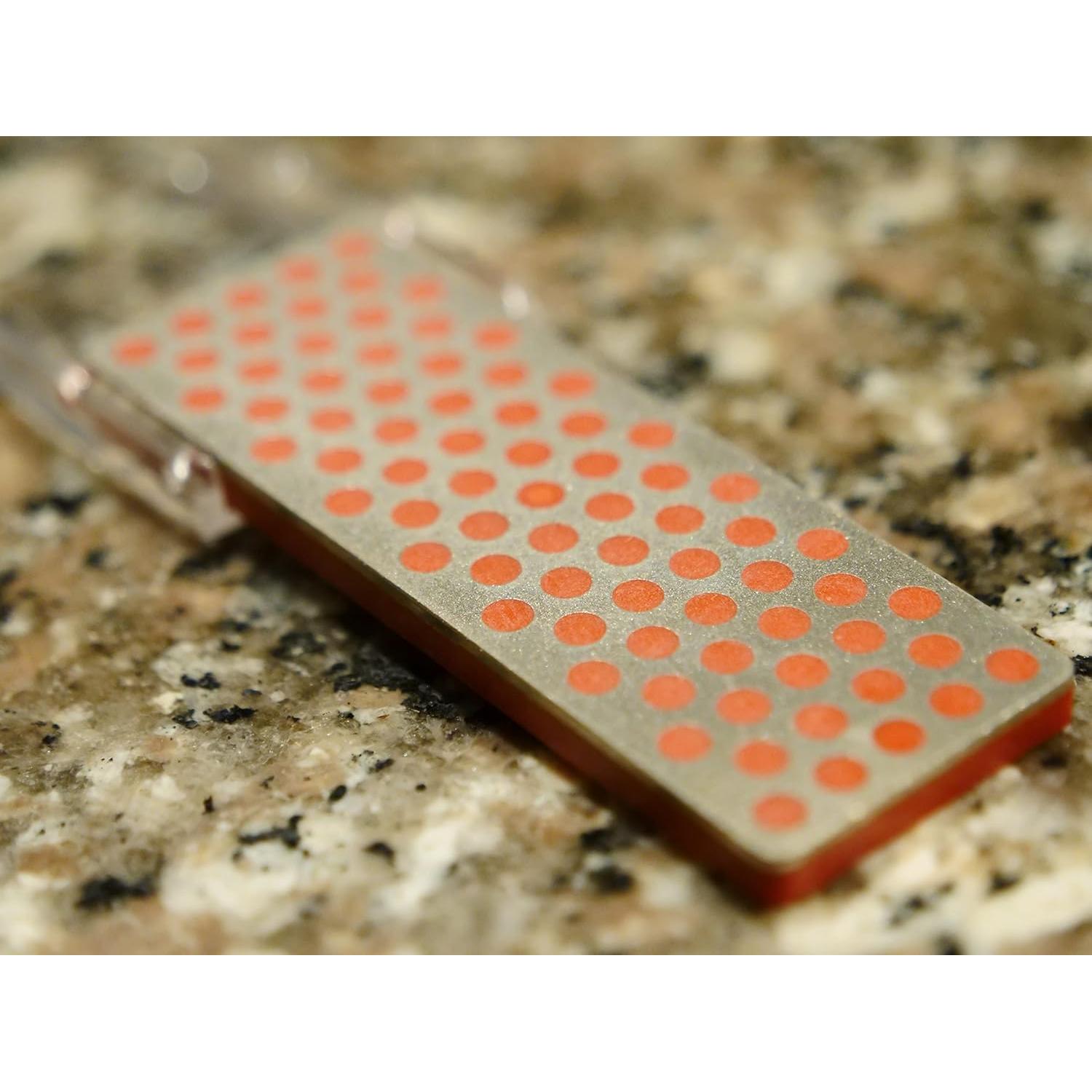 Afilador Portátil DMT Mini-Sharp Fino 13.97 cm Rojo