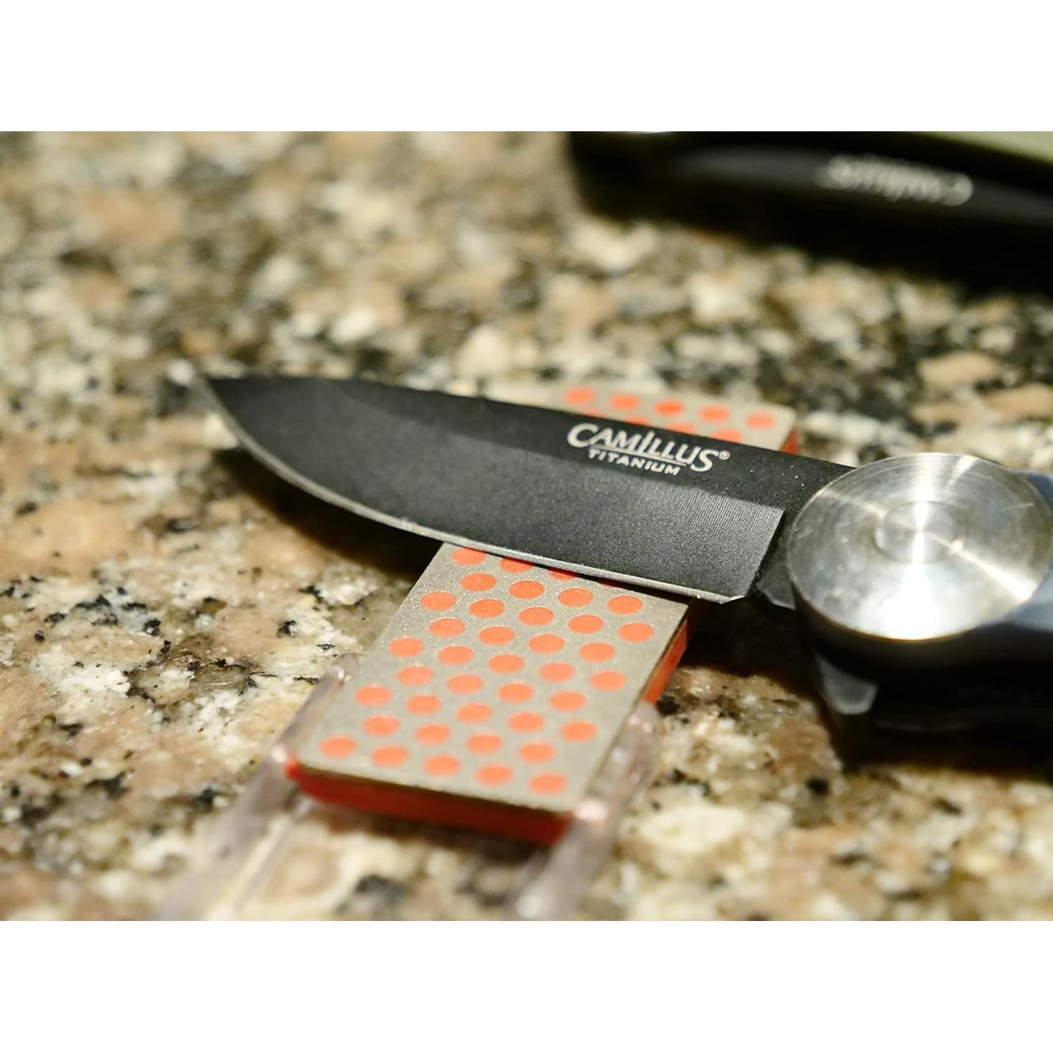 Afilador Portátil DMT Mini-Sharp Fino 13.97 cm Rojo