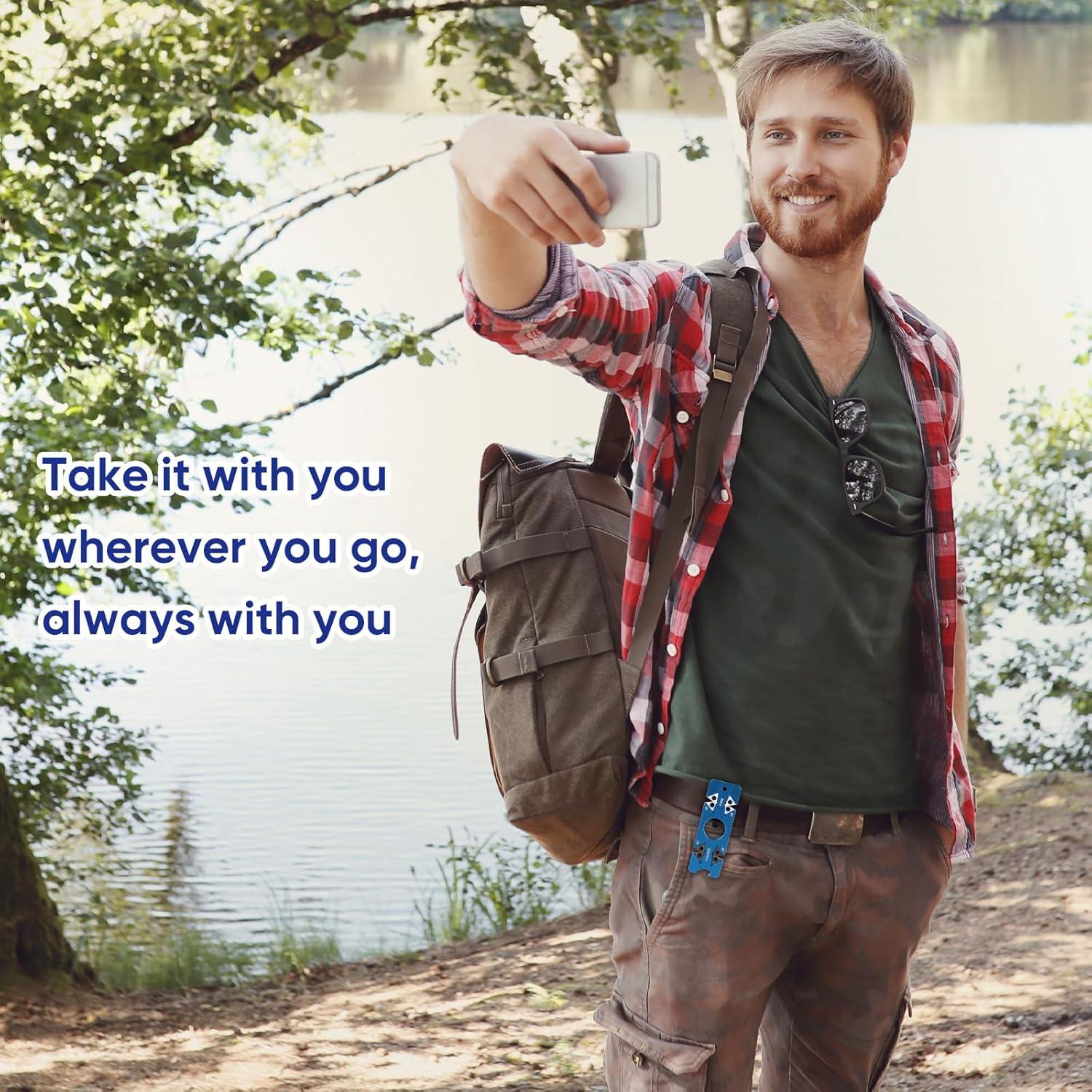 Afilador de Cuchillos de Caza Cheftoolshub 5-en-1 Azul