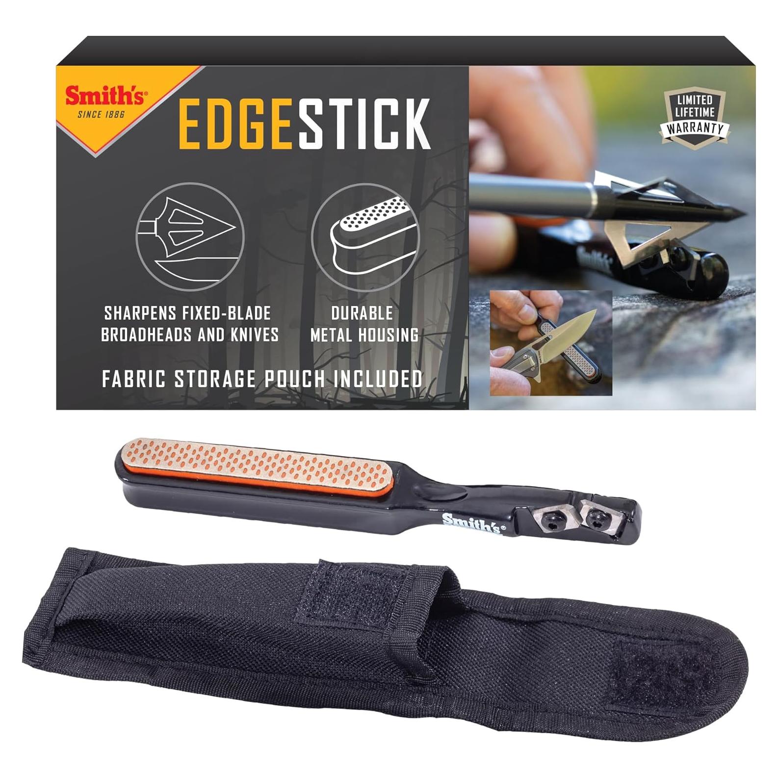 Afilador de cuchillos Smith's 50047 Edgesport - Portátil con bolsa