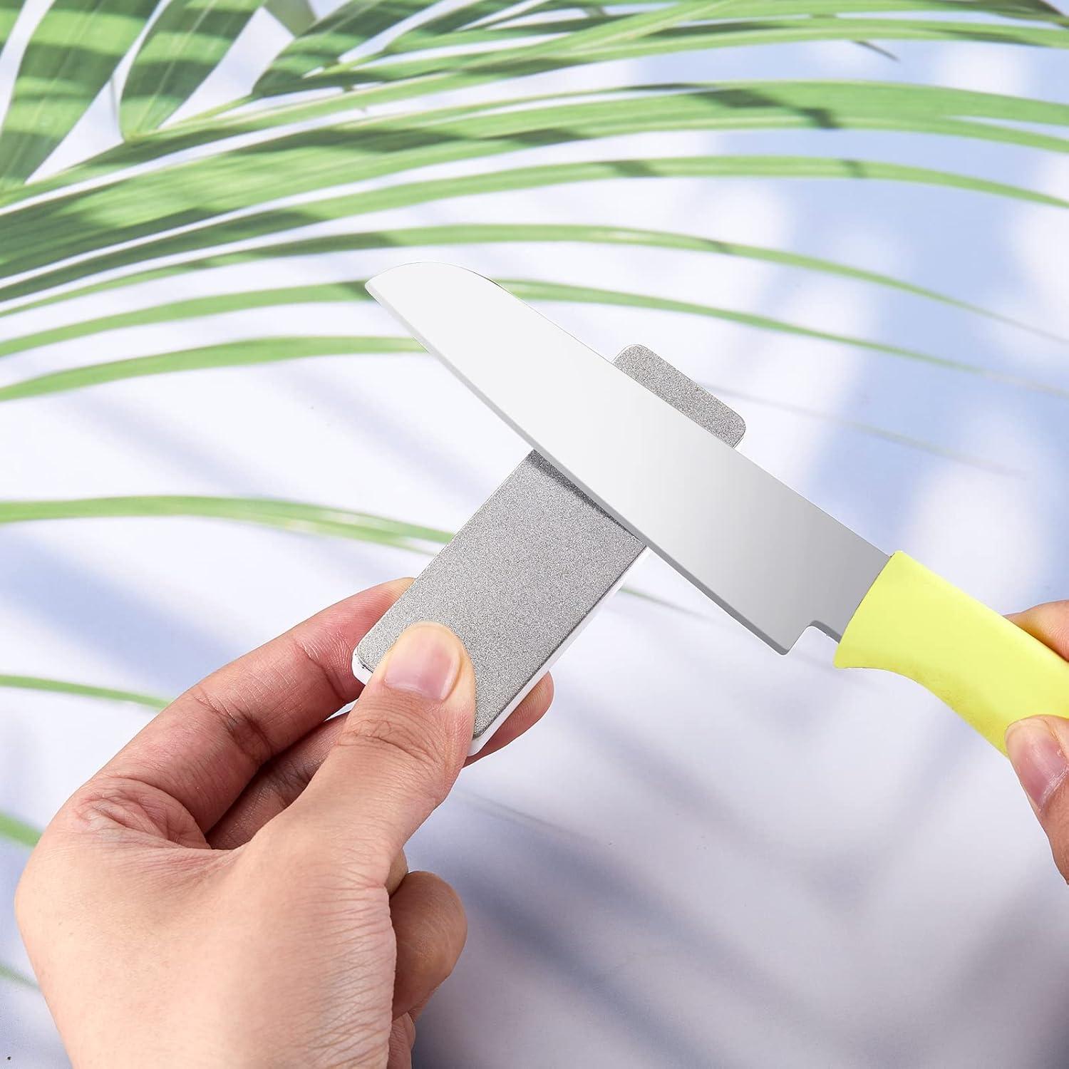 Afilador de Cuchillos Patelai 2 Piezas Doble Cara 400/1000 Grano