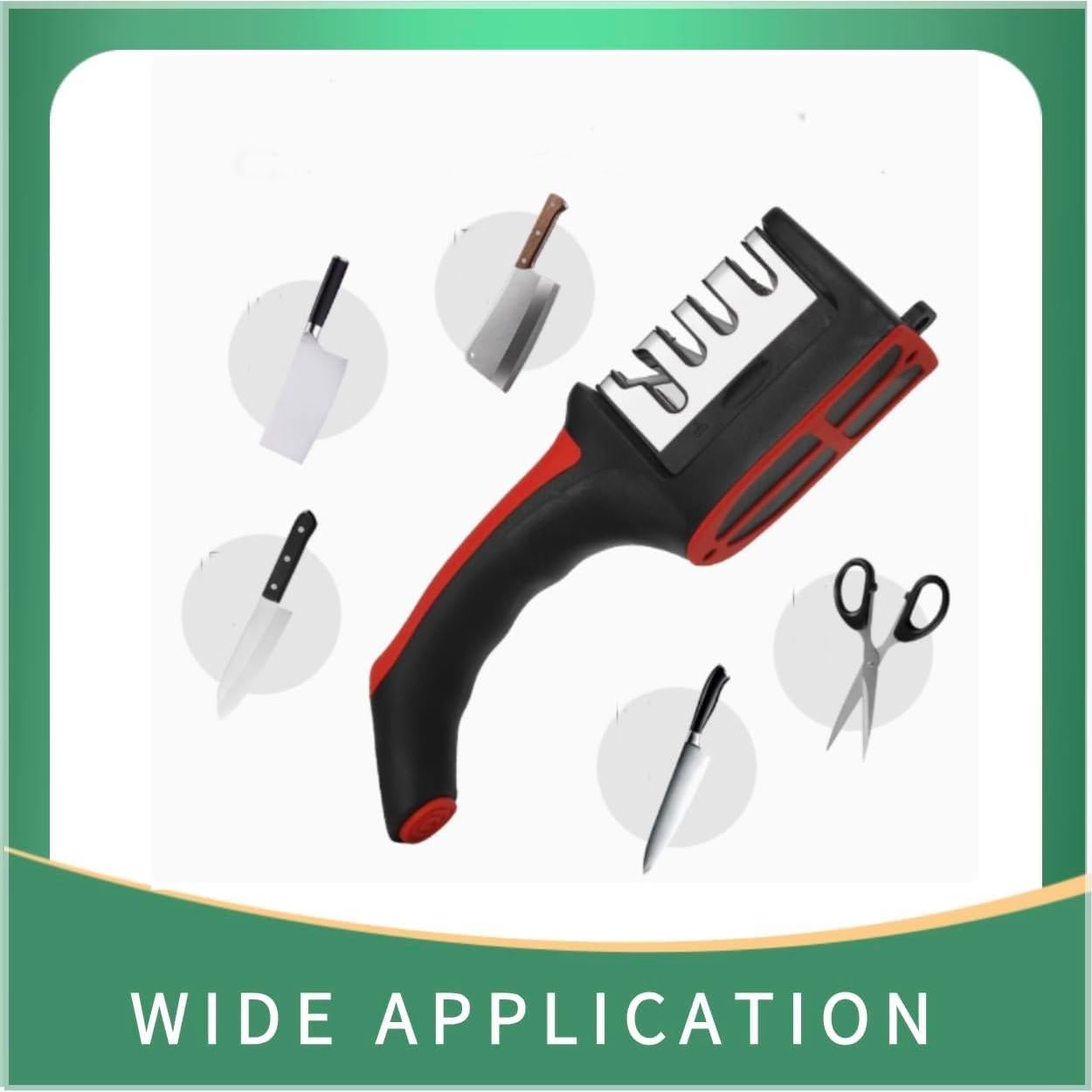 Afilador de cuchillos portátil SIGNI 3 etapas antideslizante