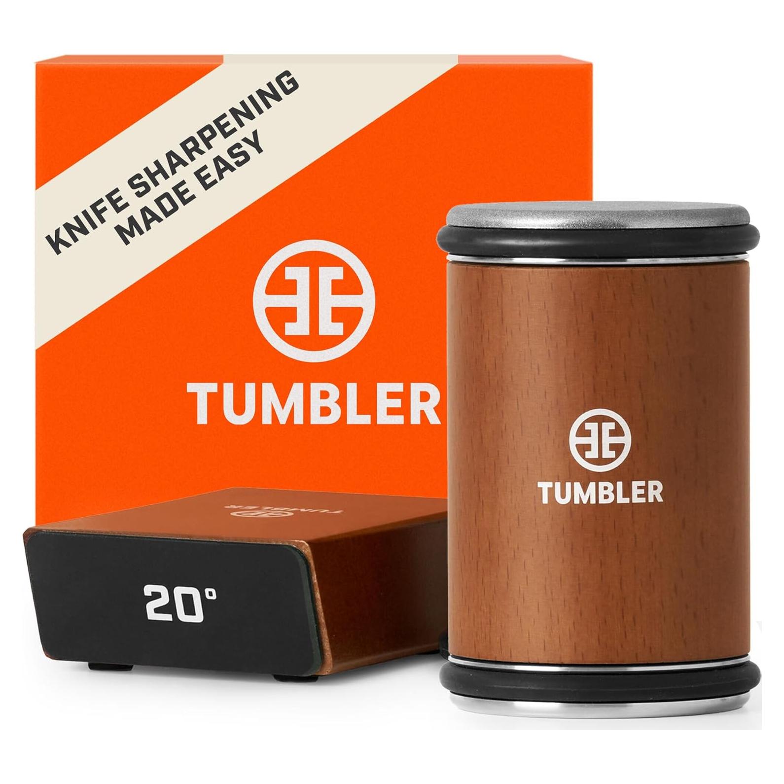 Afilador de Cuchillos TUMBLER con Diamante - 15 y 20 Grados