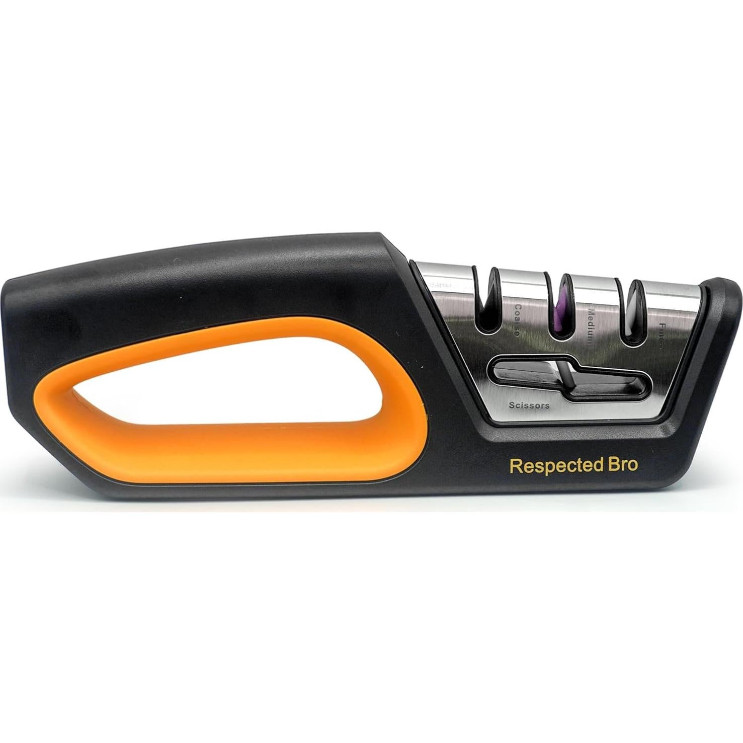 Afilador de cuchillos y tijeras RESPECTED BRO 4 en 1