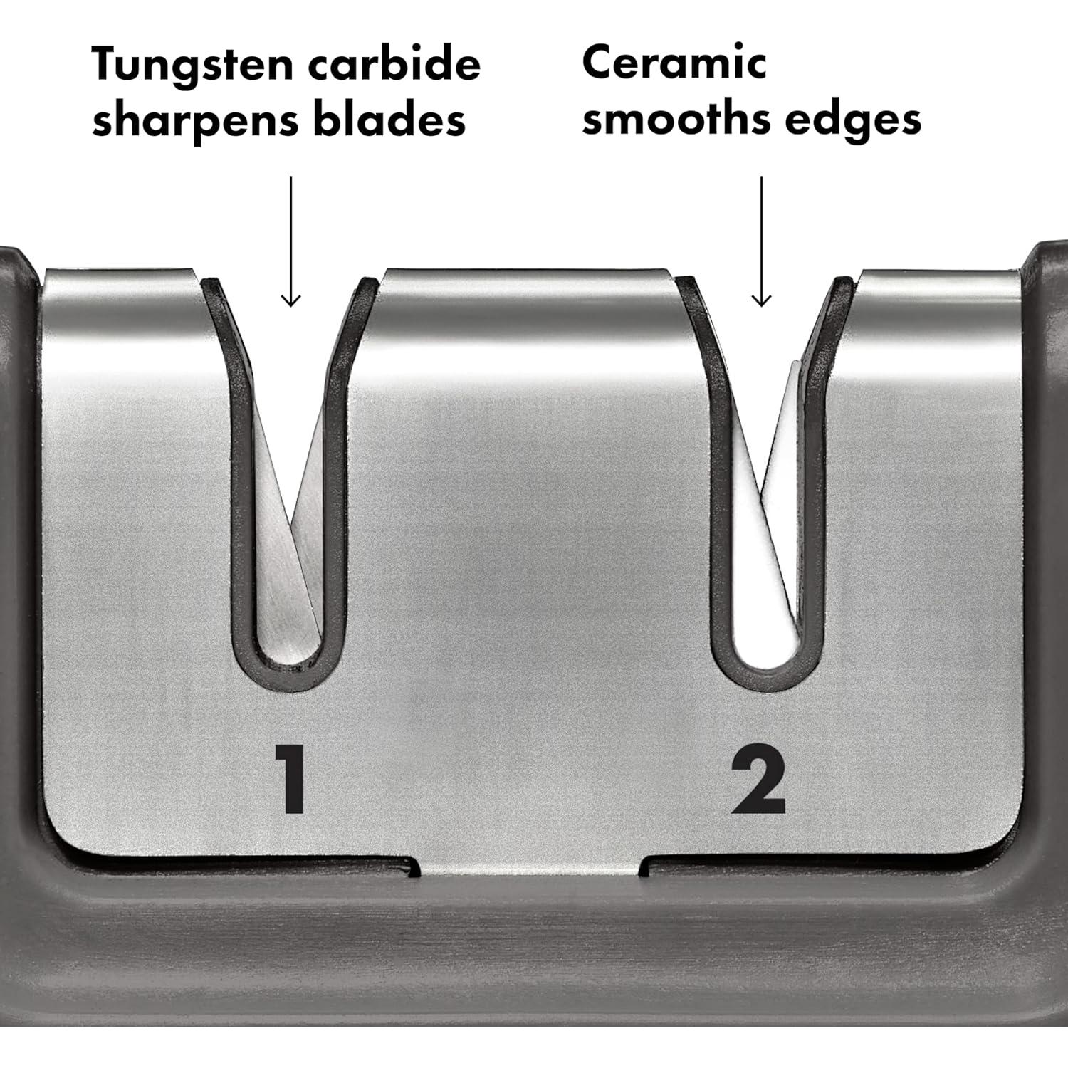 Afilador de cuchillos OXO Good Grips antideslizante 19.9 cm