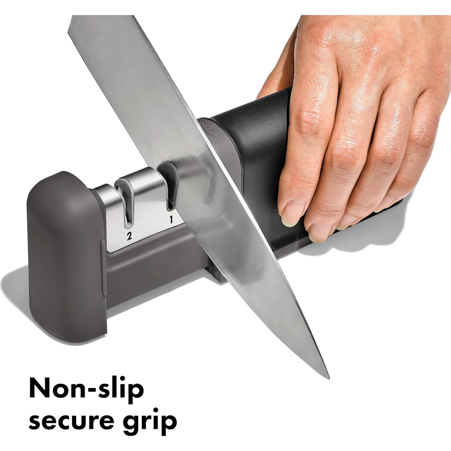 Afilador de cuchillos OXO Good Grips antideslizante 19.9 cm