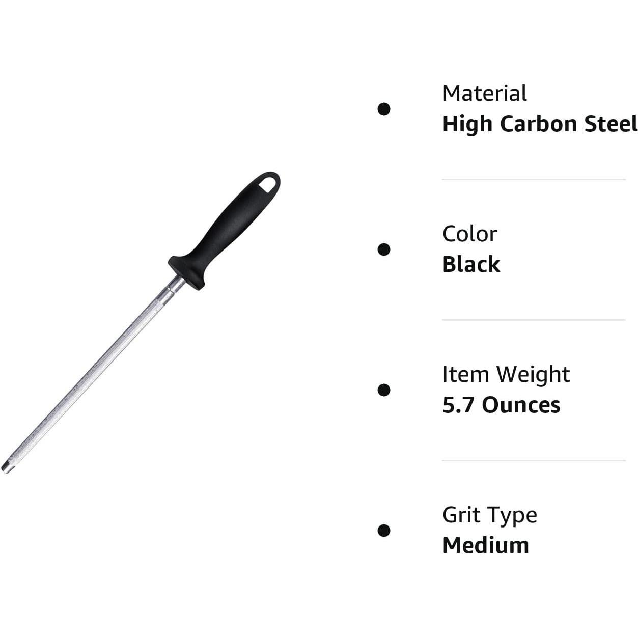 Varilla Afiladora FANERFUN 33 cm Acero al Carbono Profesional