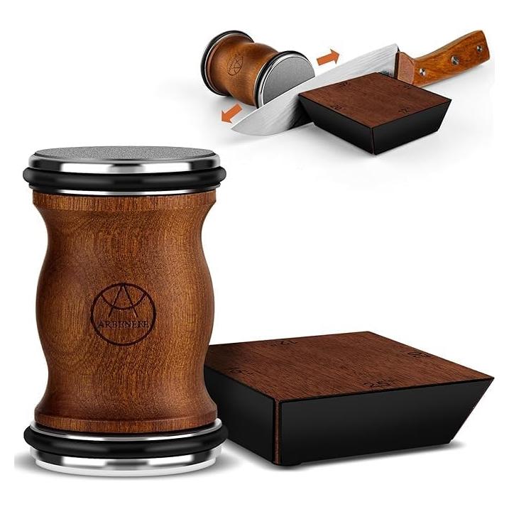 Kit Afilador de Cuchillos Arbenefe con Base Múltiples Ángulos