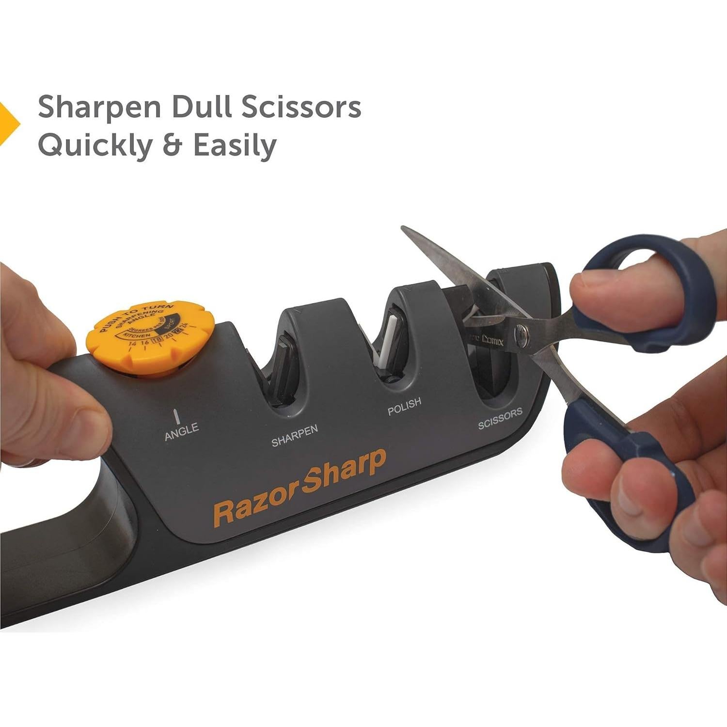 Afilador de cuchillos RazorSharp con guía ajustable