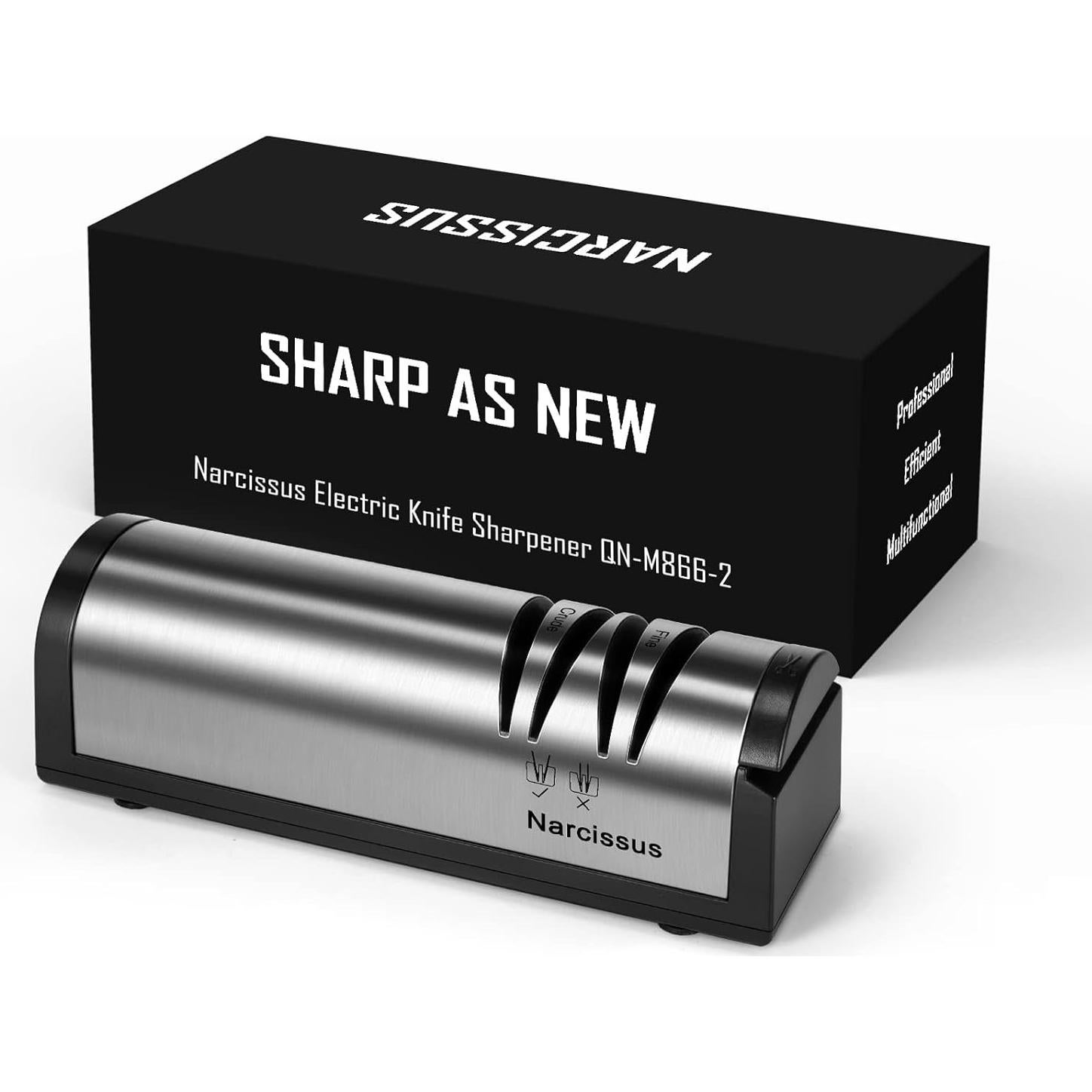 Afilador eléctrico profesional Narcissus QN-M866 2 etapas