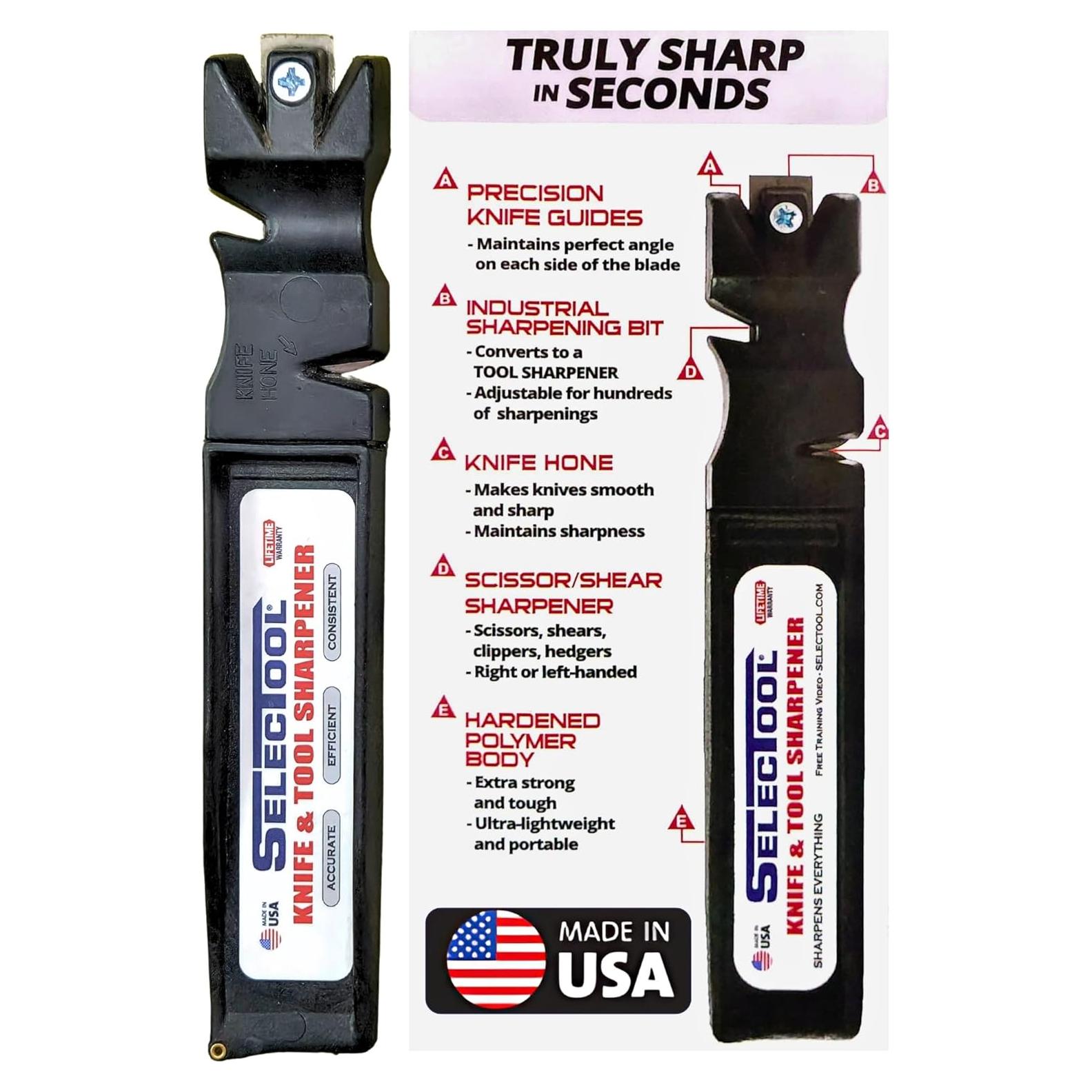 Afilador de Cuchillos Selectool S01 4-en-1 Profesional