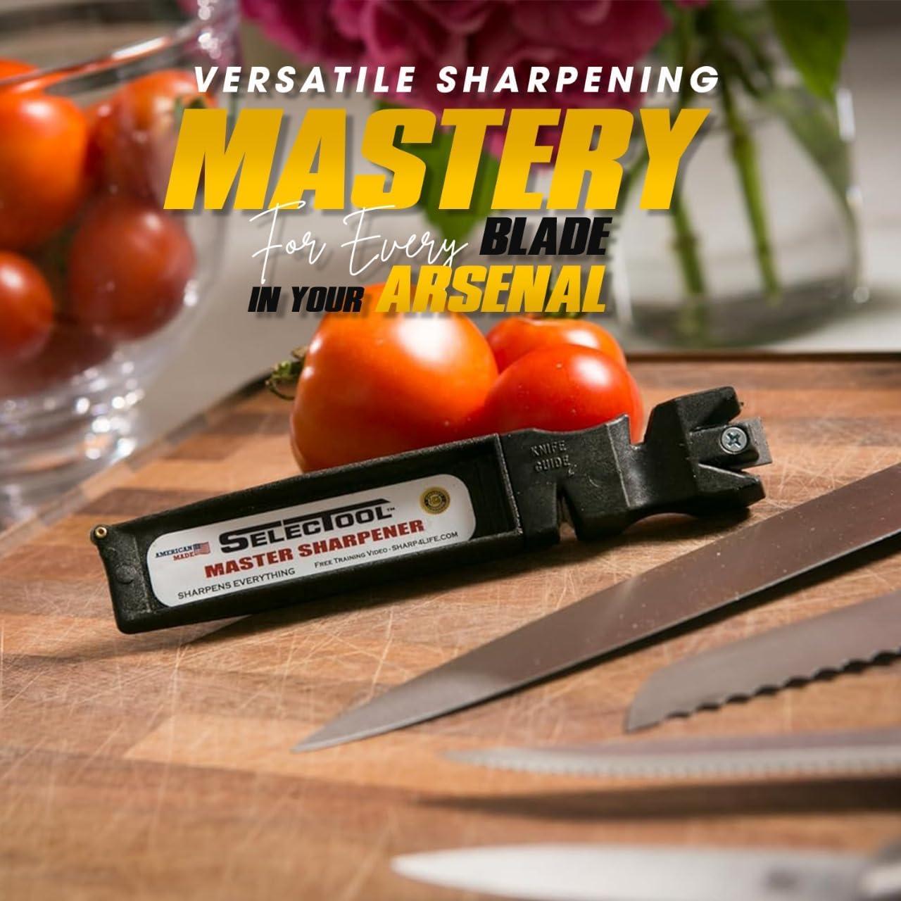 Afilador de Cuchillos Selectool S01 4-en-1 Profesional