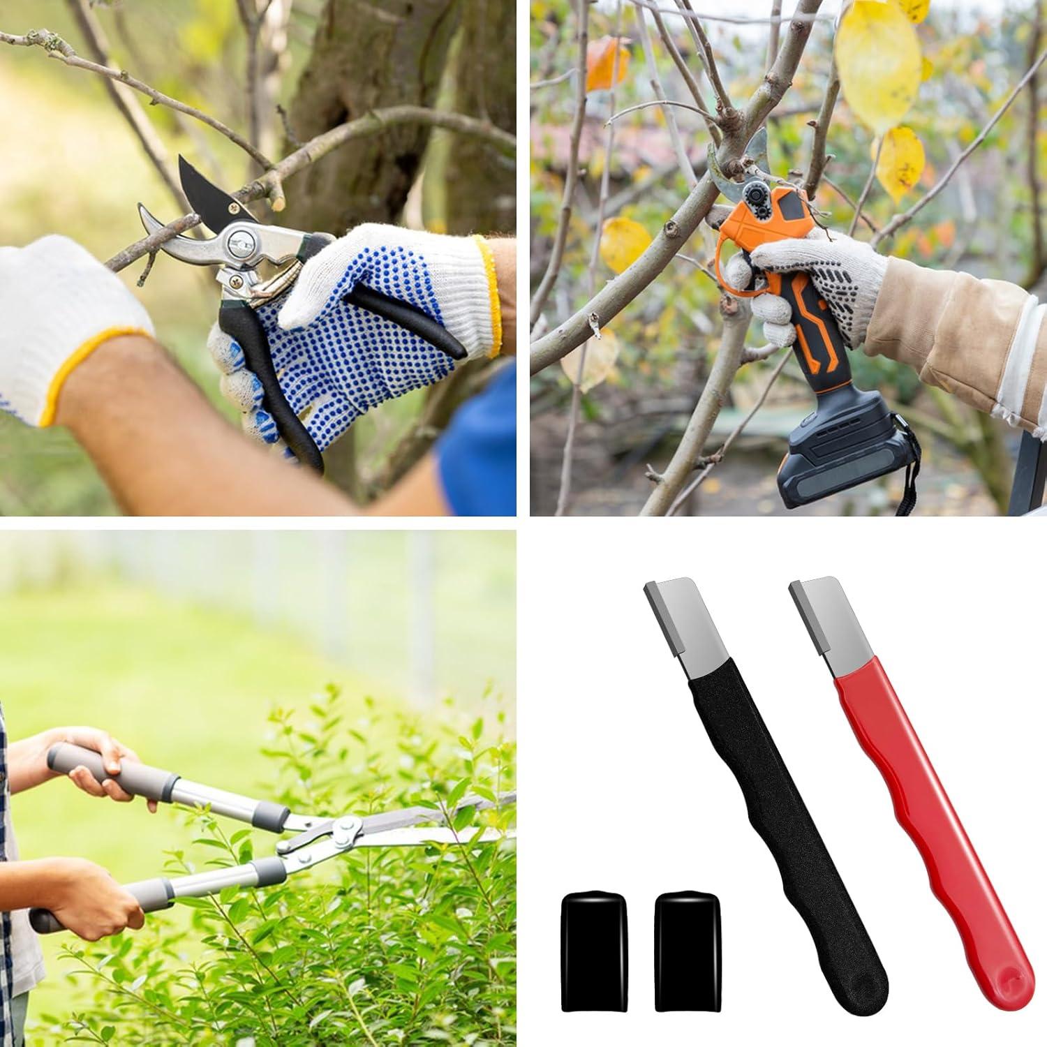 Juego de 2 Afiladores de Herramientas de Jardín Fifchall