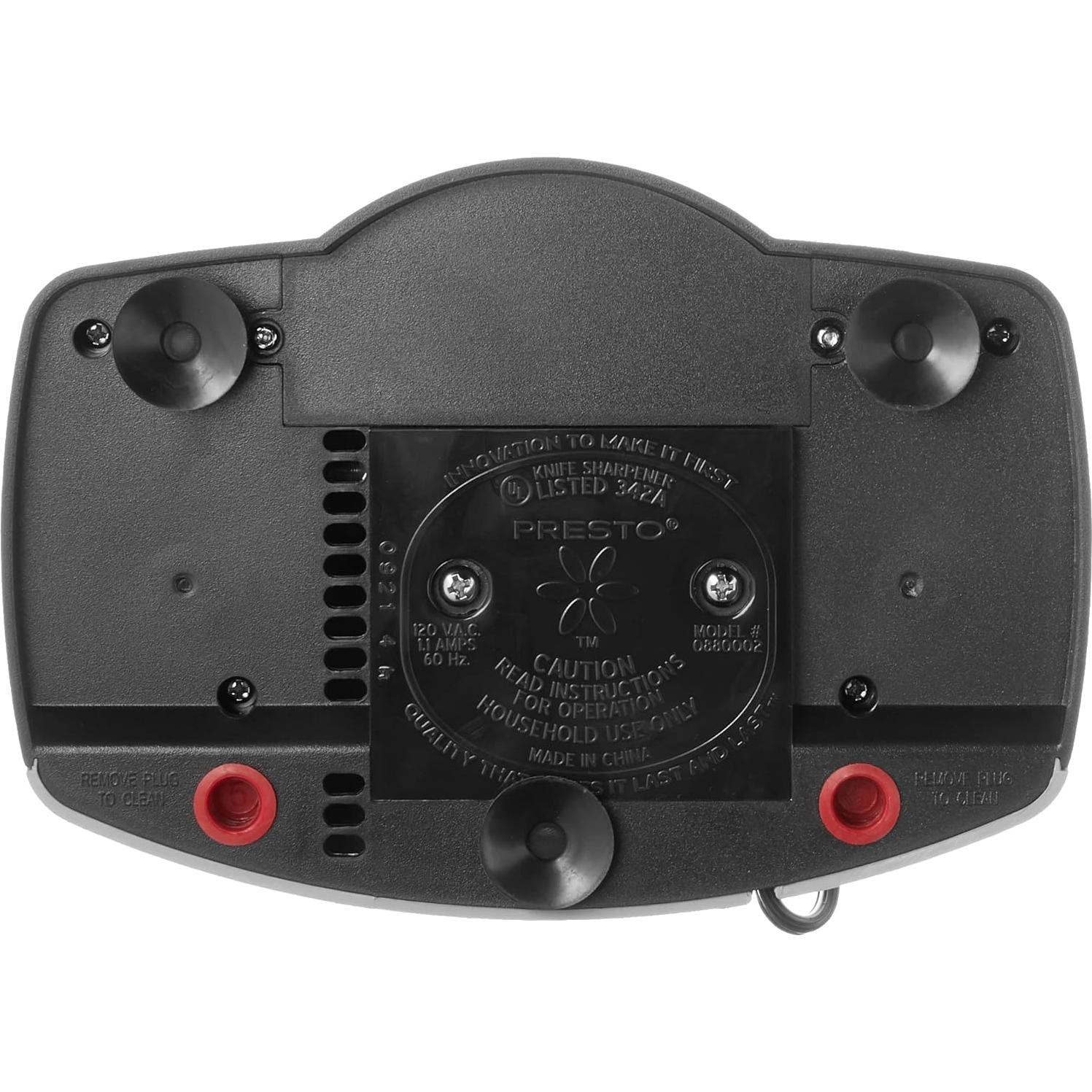 Afilador Eléctrico de Cuchillos Presto 08800 2 Etapas 120V