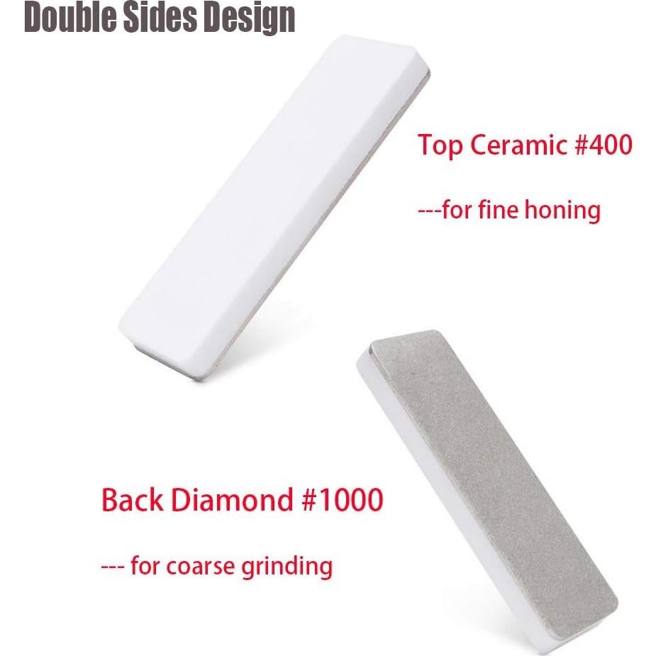 Piedra de Afilado Doble Cara OSFTBVT 400/1000 Mini Compacta