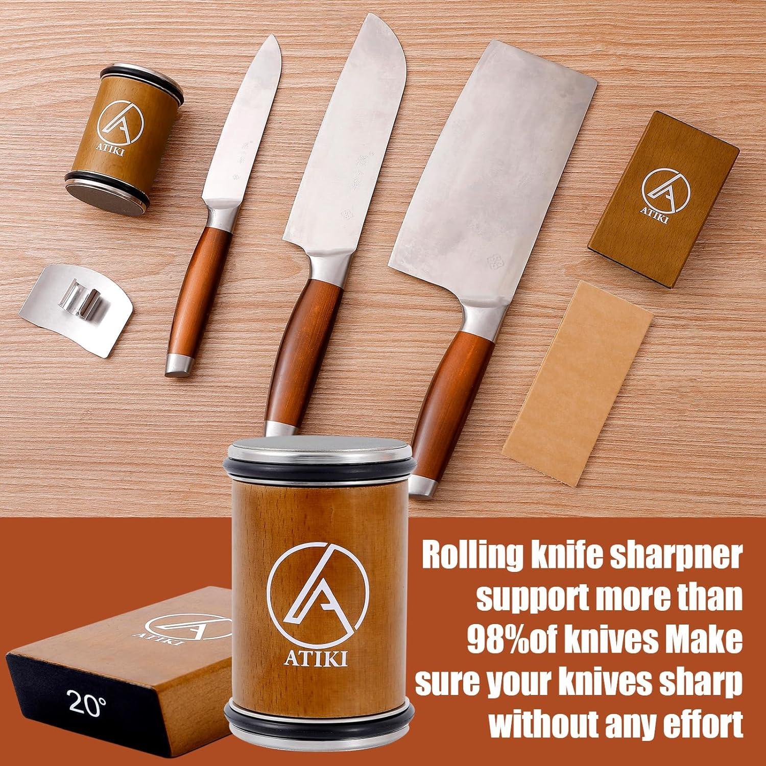 Afilador de Cuchillos Profesional Atiki 2024 - Discos de Diamante