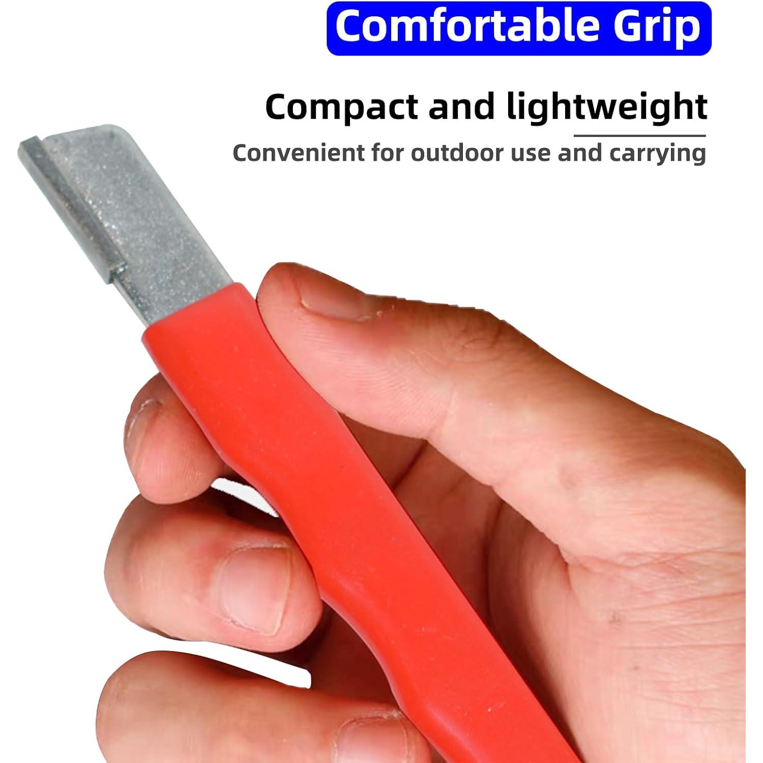 Afilador de Cuchillos Portátil Paoleju 2-Pack Acero Tungsteno