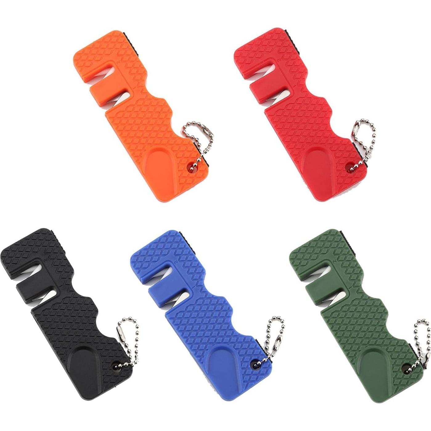 Afilador de cuchillos Enyolidimk mini piedra portátil 7,6 cm