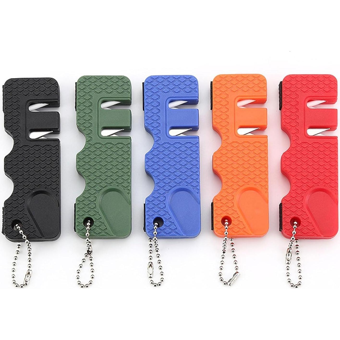 Afilador de cuchillos Enyolidimk mini piedra portátil 7,6 cm