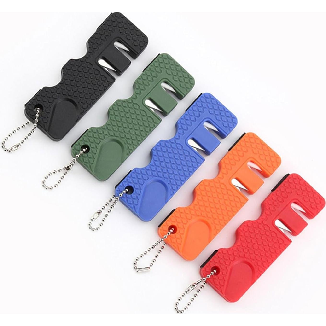 Afilador de cuchillos Enyolidimk mini piedra portátil 7,6 cm