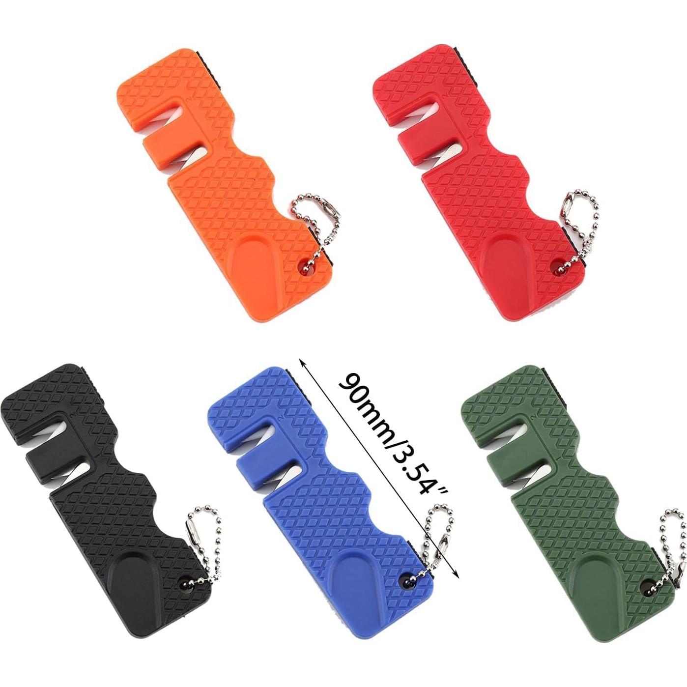 Afilador de cuchillos Enyolidimk mini piedra portátil 7,6 cm