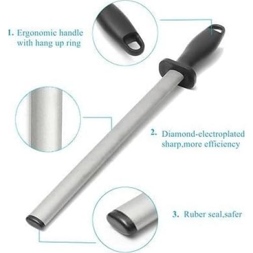 Varilla de Afilado Profesional Kota Japan 30 cm Diamante