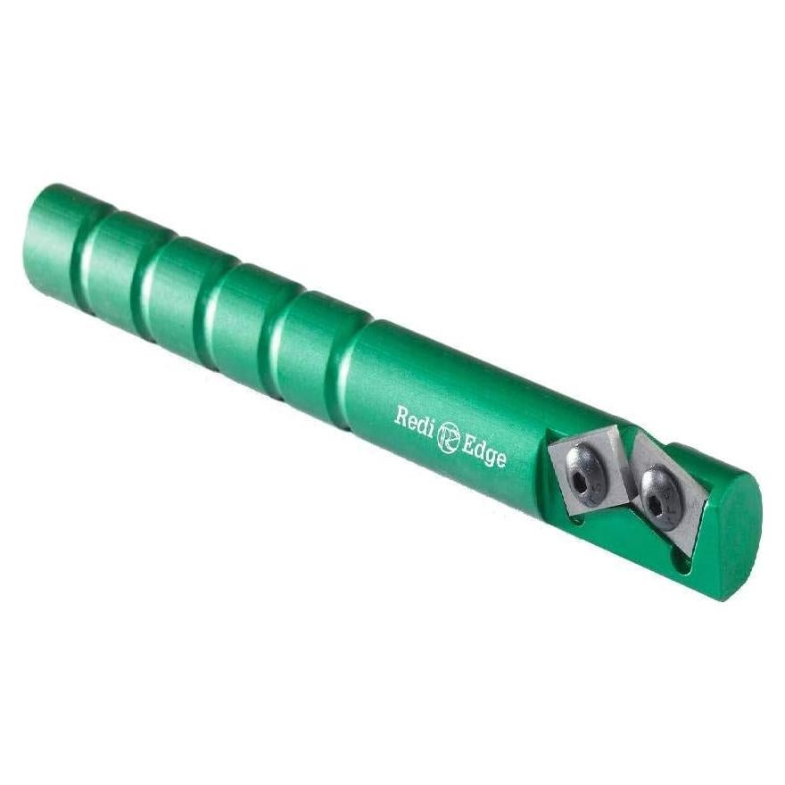 Afilador de Cuchillos Redi Edge Portátil 20° Doble Filo Verde