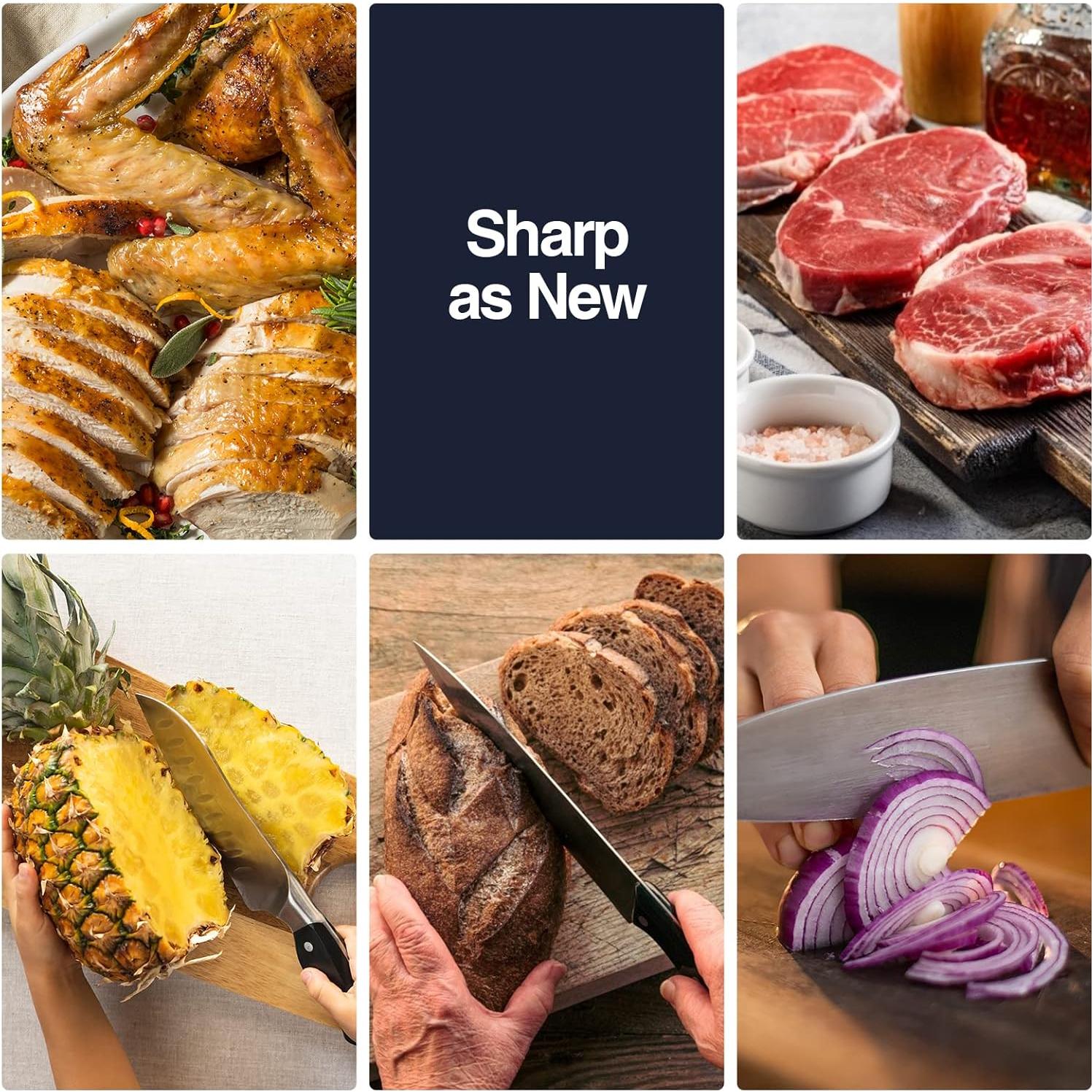 Afilador eléctrico de cuchillos Northmas QN-M868 2 etapas