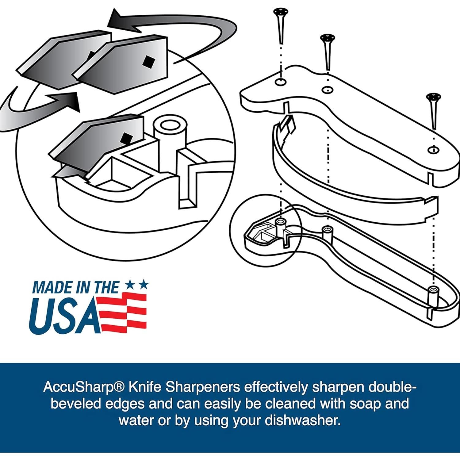 Cuchillas de Repuesto AccuSharp para Afilador - 2 Piezas