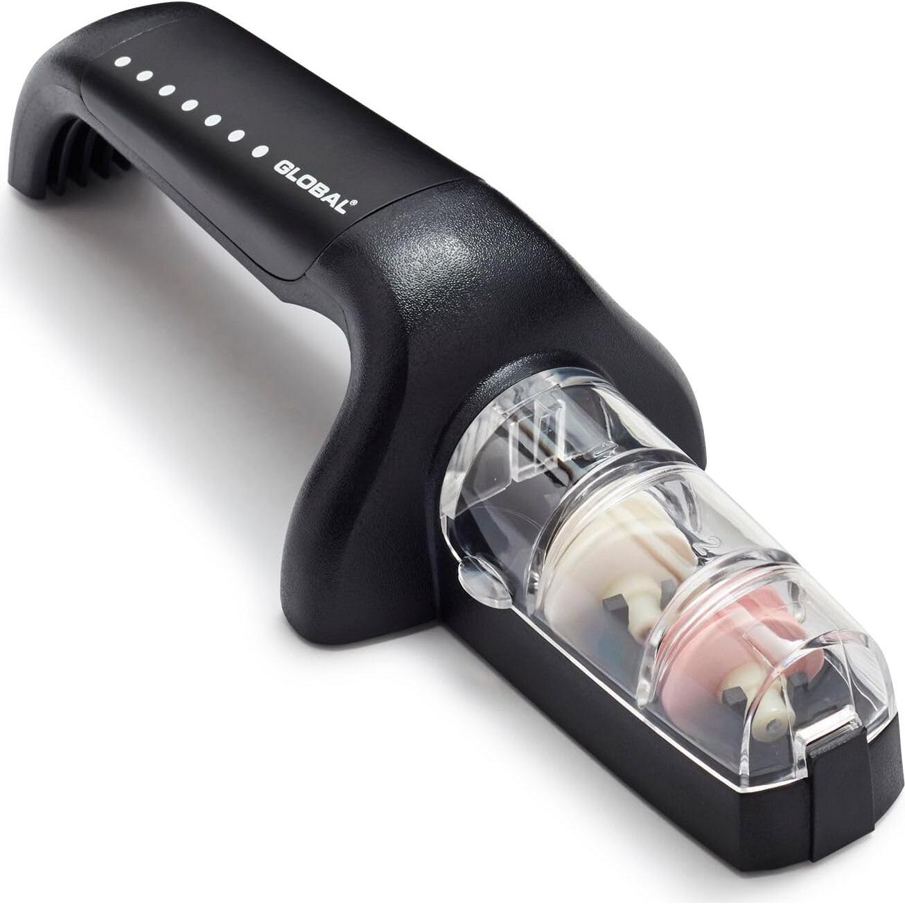 Afilador de Cuchillos Global G-91/BW Acero Inoxidable 2 Etapas