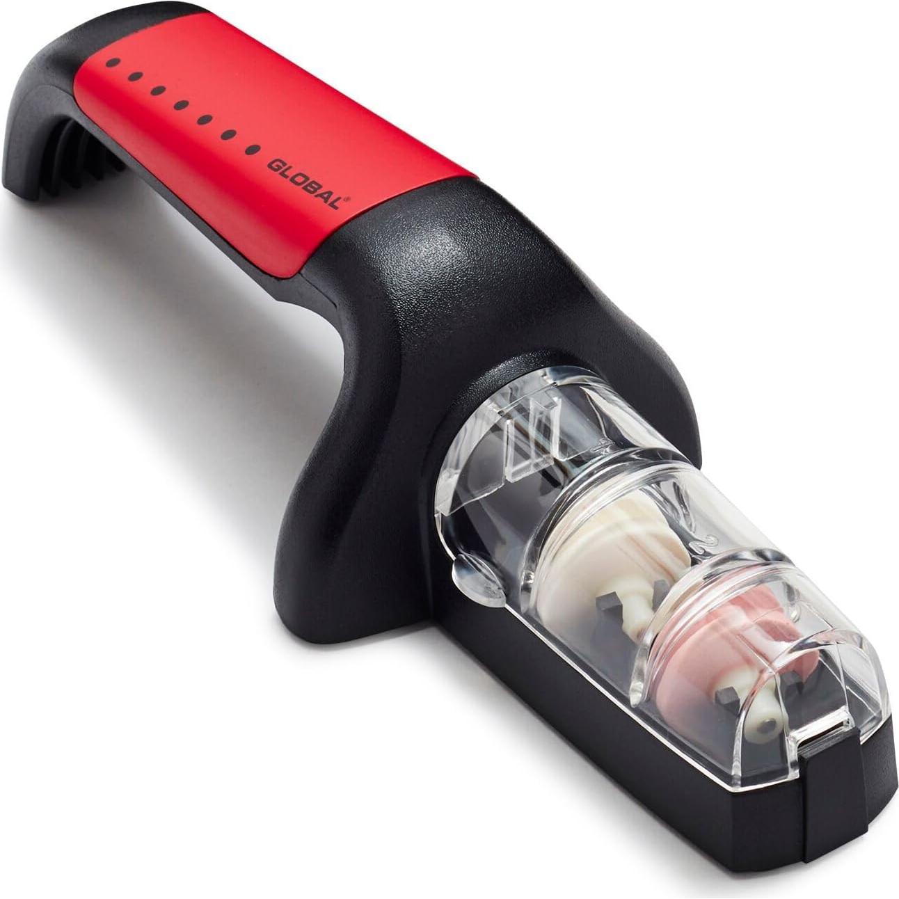 Afilador de Cuchillos Global G-91/BW Acero Inoxidable 2 Etapas