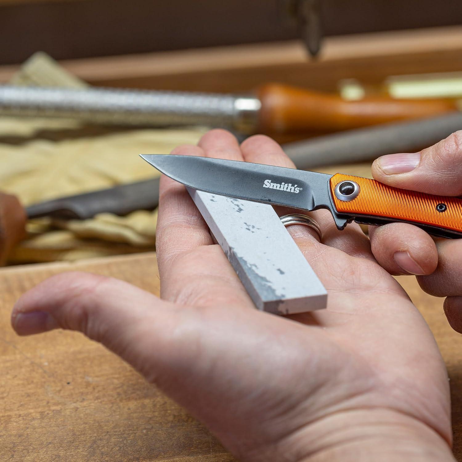 Piedra de Afilado Arkansas Smith 10,16 cm Grano Medio 600