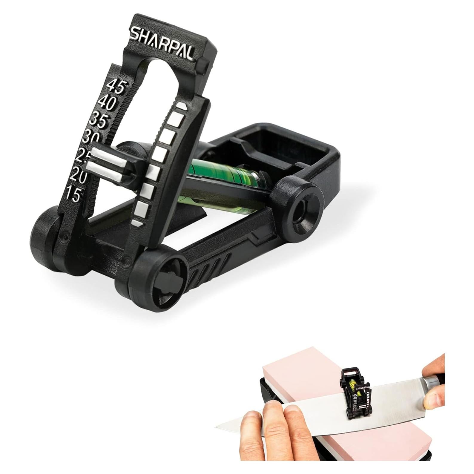 Afilador de Cuchillos SHARPAL 194H con Guía de Ángulo 15°-45°